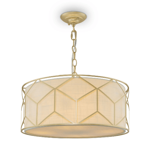 Lampadario-Contemporaneo-Messina-Metallo-Oro-1-Luce-Diffusore-Lino-Su-Pvc