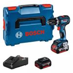 Bosch GSB 18V-90 C 2100 Giri/min 1,2 kg Nero, Blu, Rosso