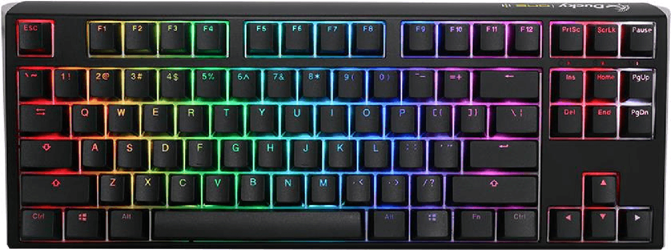 Ducky One 3 Classic TKL Tastatur USB Deutsch Schwarz - Wei (DKON2187ST-PDEPDCLAWSC1)