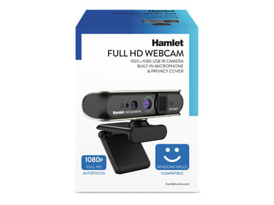 Hamlet-Webcam-FHD-1080p-con-Microfono-e-Riconoscimento-Facciale