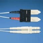 Panduit FZ2ELLNSNSNM002 cavo InfiniBand e in fibra ottica LC SC Colore acqua