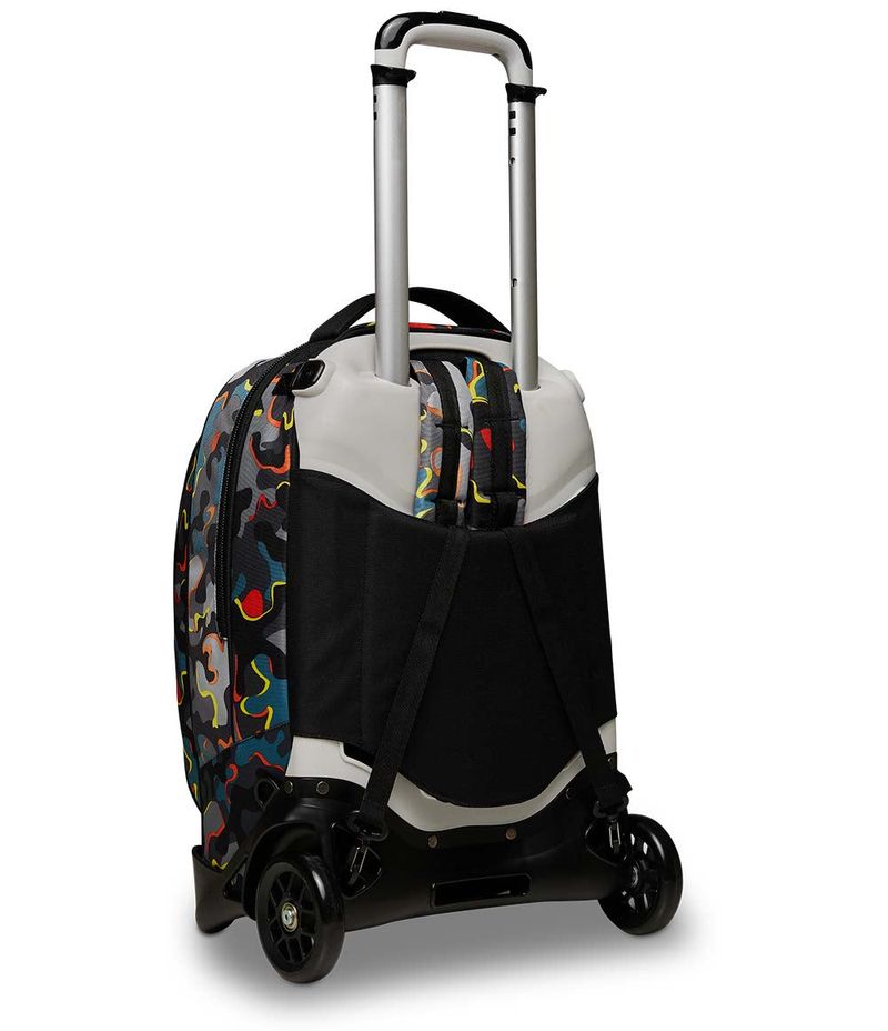 Zaino-Trolley-Sganciabile-Seven-Jack-3-in-1-Rosso