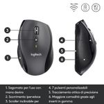 Logitech-705-Marathon-Mouse-Wireless-Ricevitore-USB-Unifying-24-GHz-1000-DPI-5-Pulsanti-Programmabili-Durata-Batteria-di-3-Anni-Compatibile-con-PC-Mac-Laptop-Chromebook---Nero