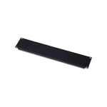 Link pannello cieco 2 unita' per chiusura spazi vuoti in armadi rack 19'' nero