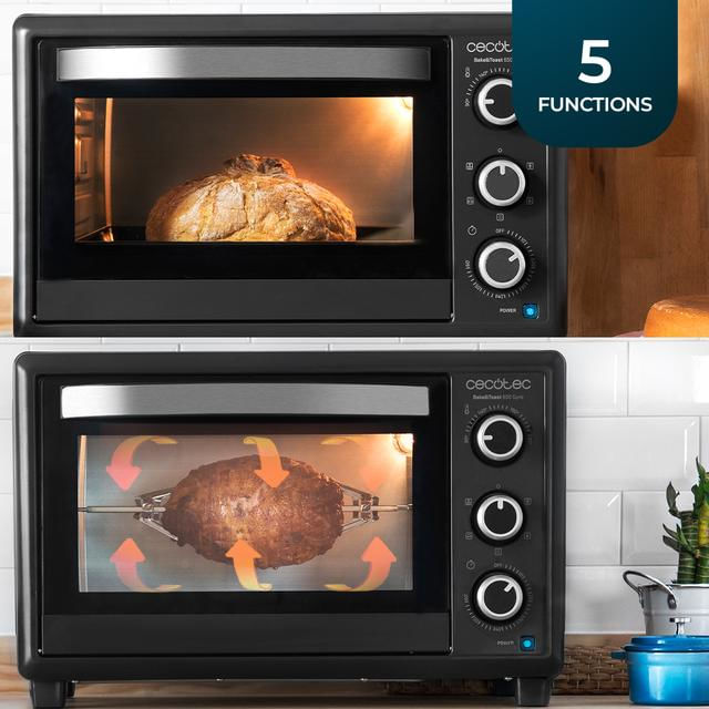 Cecotec-BakeandToast-3090-Black-Gyro-30-L-1500-W-Nero-Grill