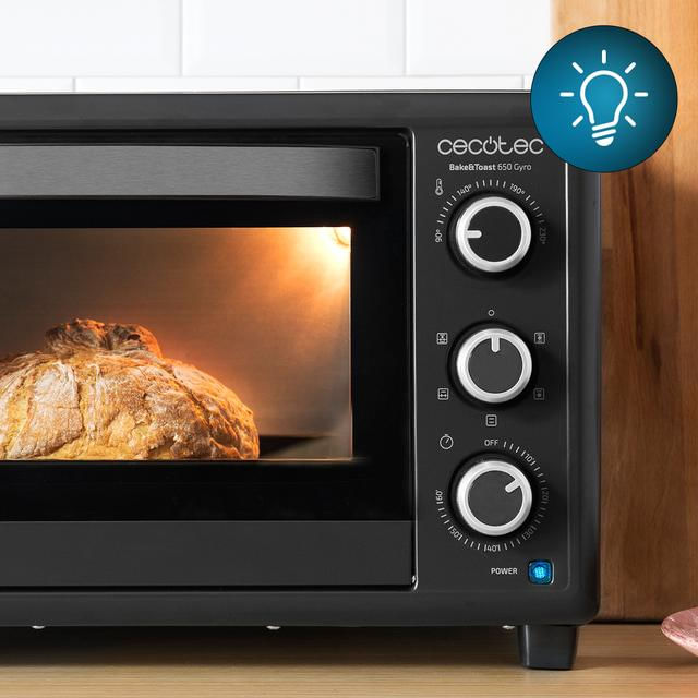 Cecotec-BakeandToast-3090-Black-Gyro-30-L-1500-W-Nero-Grill