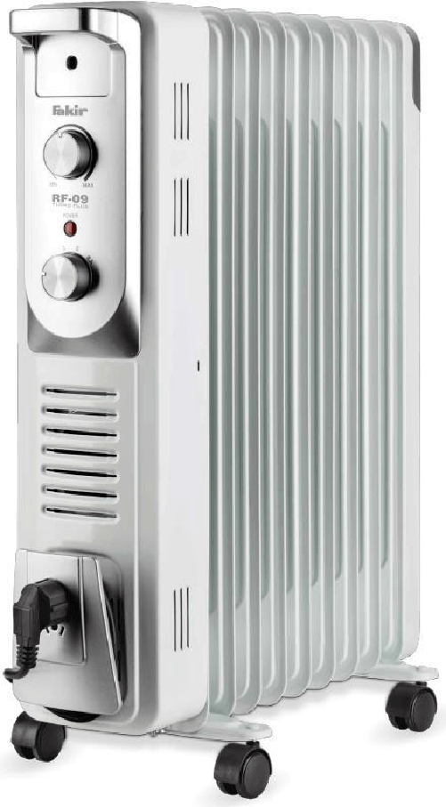 Fakir RF 09 TURBO PLUS l Raumheizung Indoor Grau 2300 W (86 34 007)