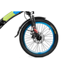 Argento-Piuma-Bici-Elettrica-Pieghevole-Ruote-20---Autonomia-Max-70km-Blu