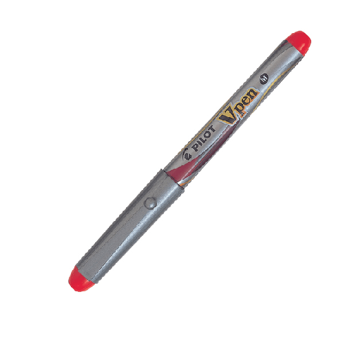 PENNA-STILOGRAFICA-ROSSO-V-PEN-SILVER-PILOT