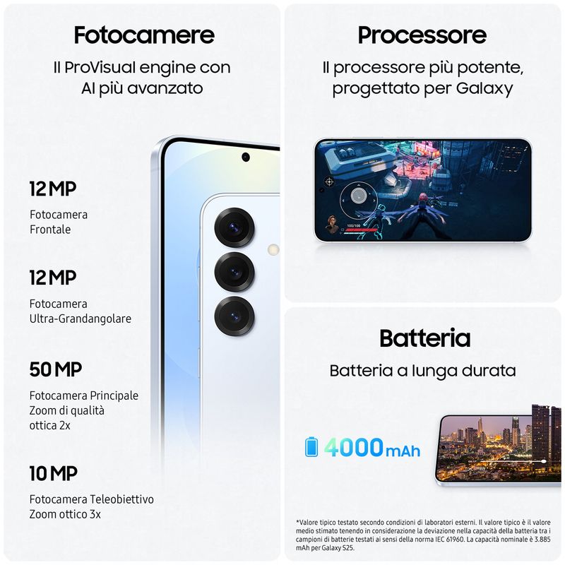 Samsung-Galaxy-S25-Smartphone-AI-Display-6.2---FHD--Dynamic-AMOLED-2X-Fotocamera-50MP-RAM-12GB-256GB-4.000-mAh-Mint
