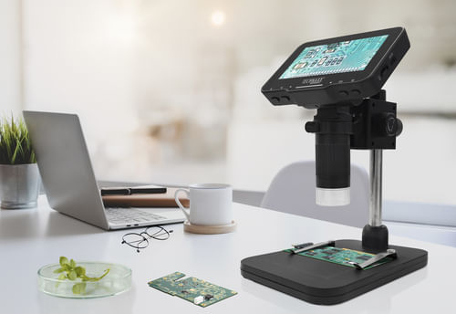 Microscopio-Digitale-Pro-Technaxx-TX-277-con-Ingrandimento-50x-e-Display-IPS-da-4.3-