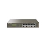 Ip-Com SWITCH IP-COM G1116P-16-150W, 16 porte RJ10 100/1000/45M