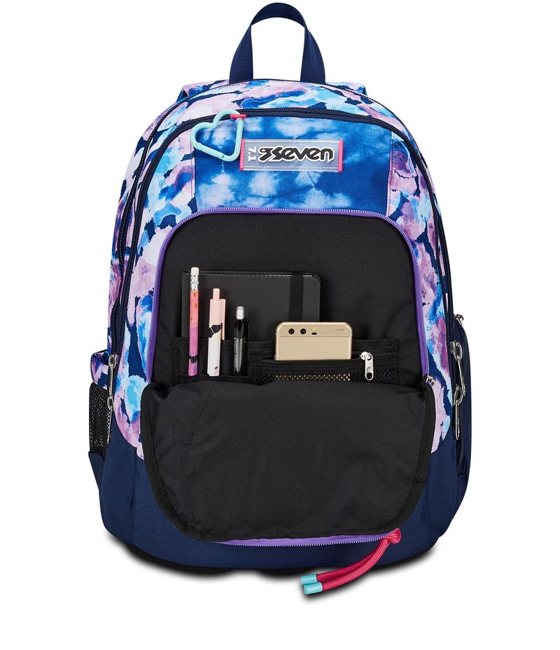 Zaino-Scuola-Seven-Advanced-Viola-Fucsia