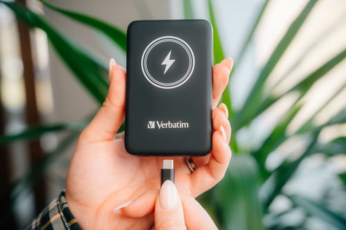 Power-Bank-Wireless-Magnetico-5000-mAh---Ricarica-Veloce-Verbatim
