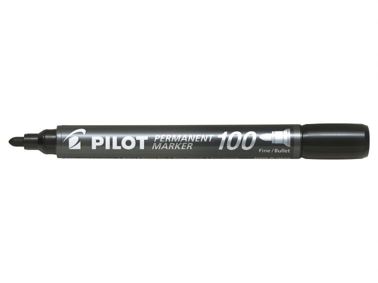 BONUS-PACK-15-5-MARCATORE-PERMANENTE-100-NERO-P.TONDA-4.5MM-PILOT