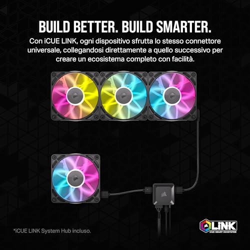 Ventole-PWM-CORSAIR-iCUE-LINK-RX120-RGB-120-mm---Confezione-Tripla