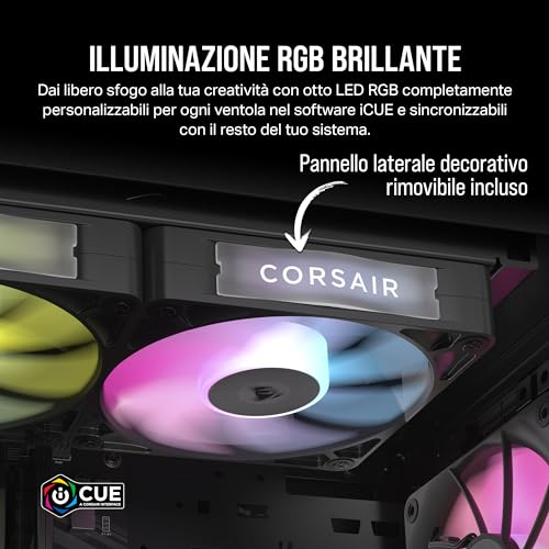 Ventole-PWM-CORSAIR-iCUE-LINK-RX120-RGB-120-mm---Confezione-Tripla