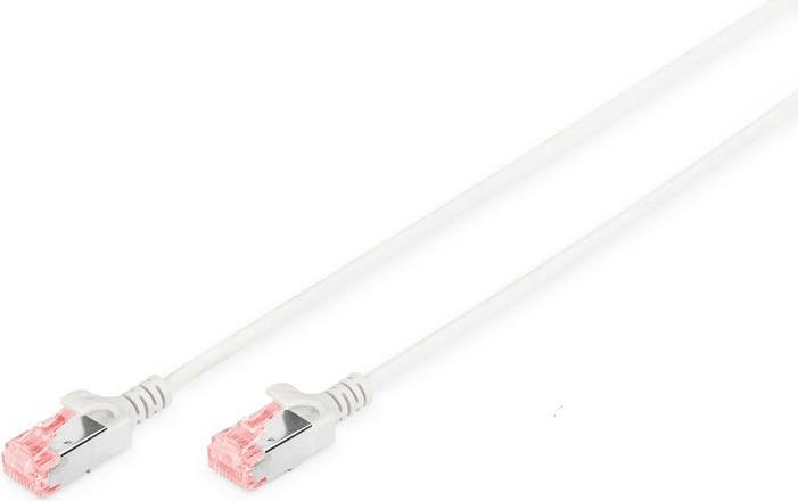 DIGITUS Cavo patch CAT6 10,0 m U/FTP Slim 5 Cu LSZH AWG 28/7 10,0 m confezione da 5 grigio