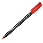 Staedtler 313-2 marcatore permanente Tipo di punta Rosso 10 pz