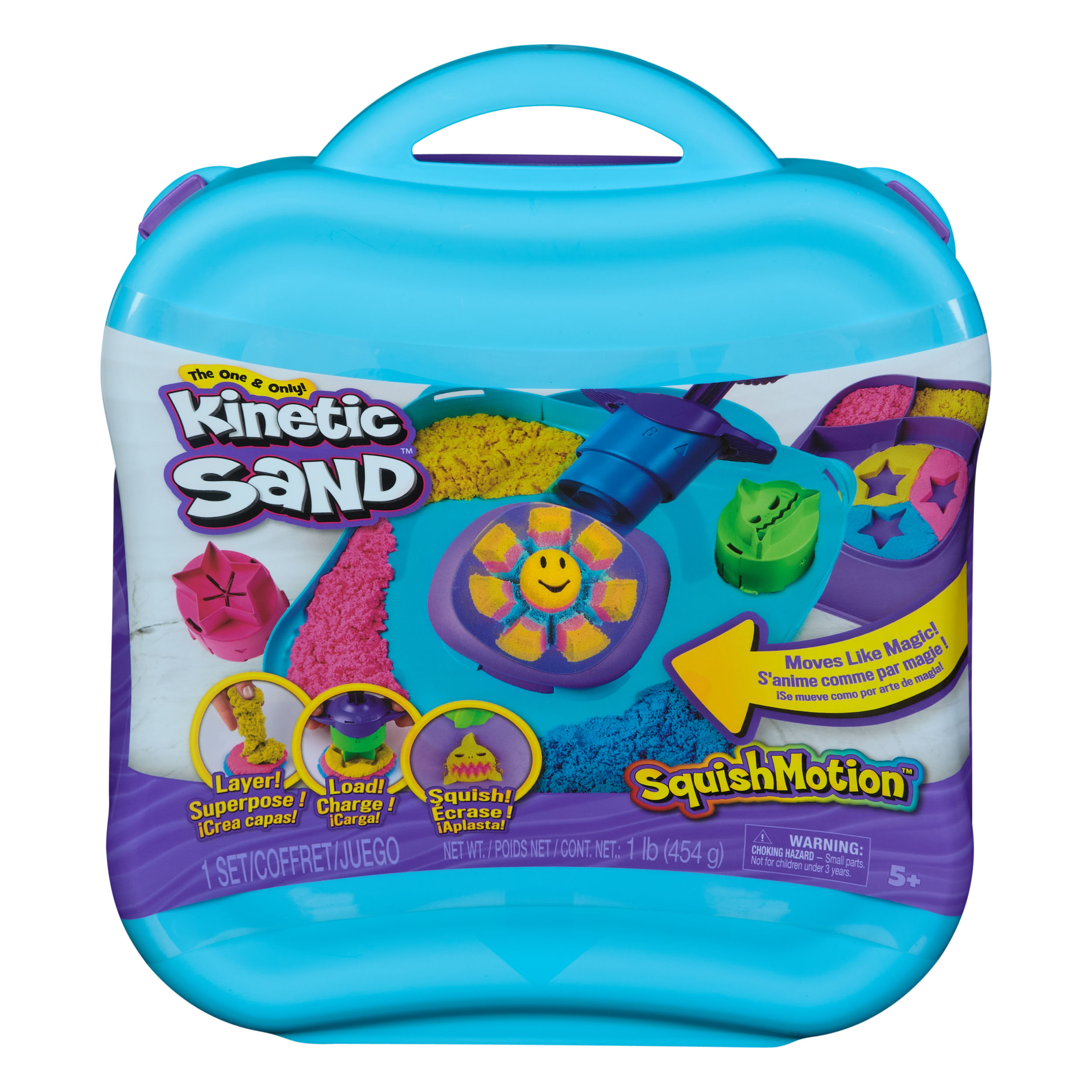 Spin Master Sabbia Creativa Kinetic Sand Squish Motion Playset