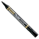 Pentel N850 Marcatore Permanente, 12 Pezzi, Nero