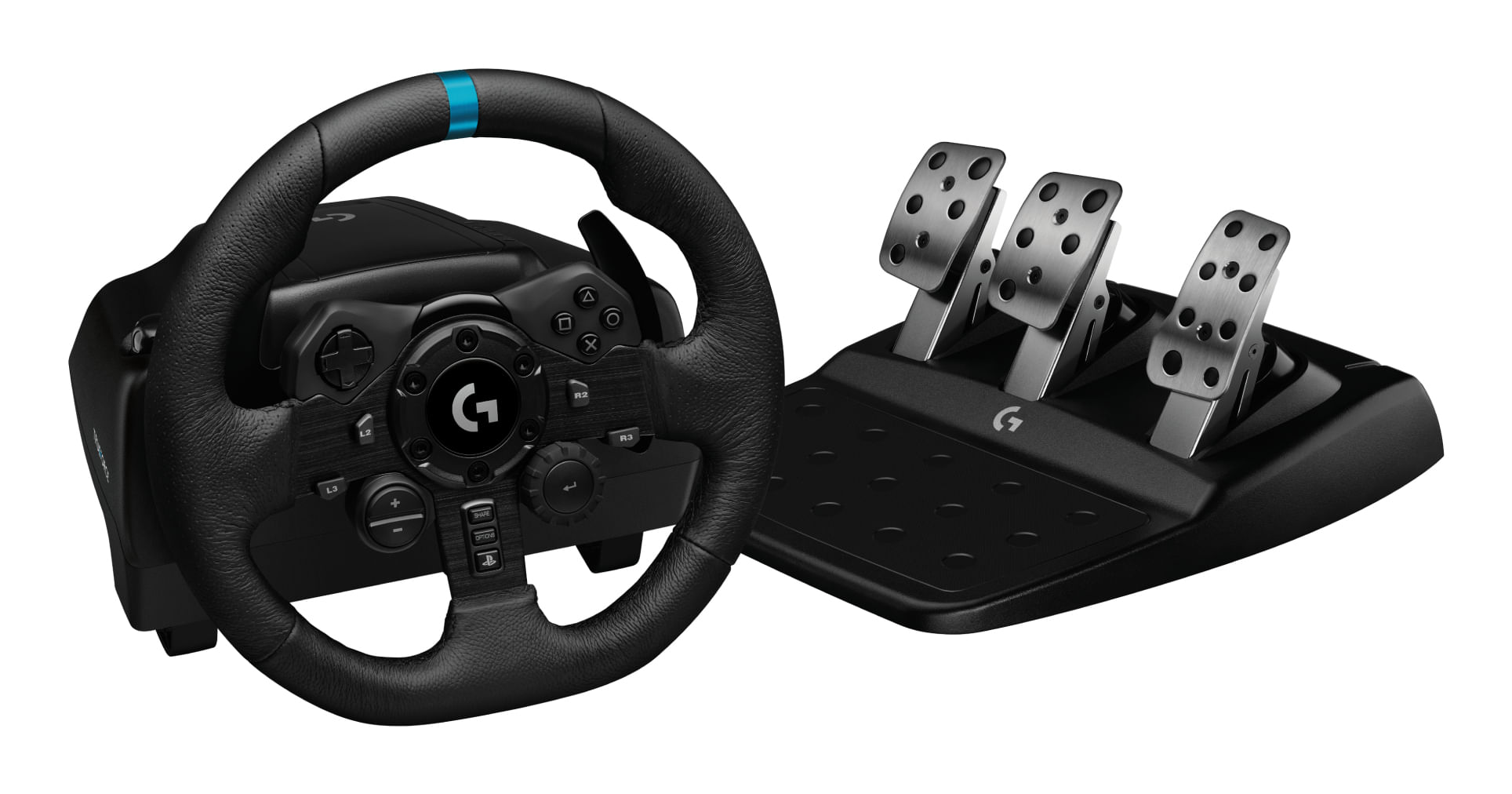 Logitech G G923 Nero USB 2.0 Sterzo + Pedali Analogico/Digitale PC, PlayStation 4, PlayStation 5