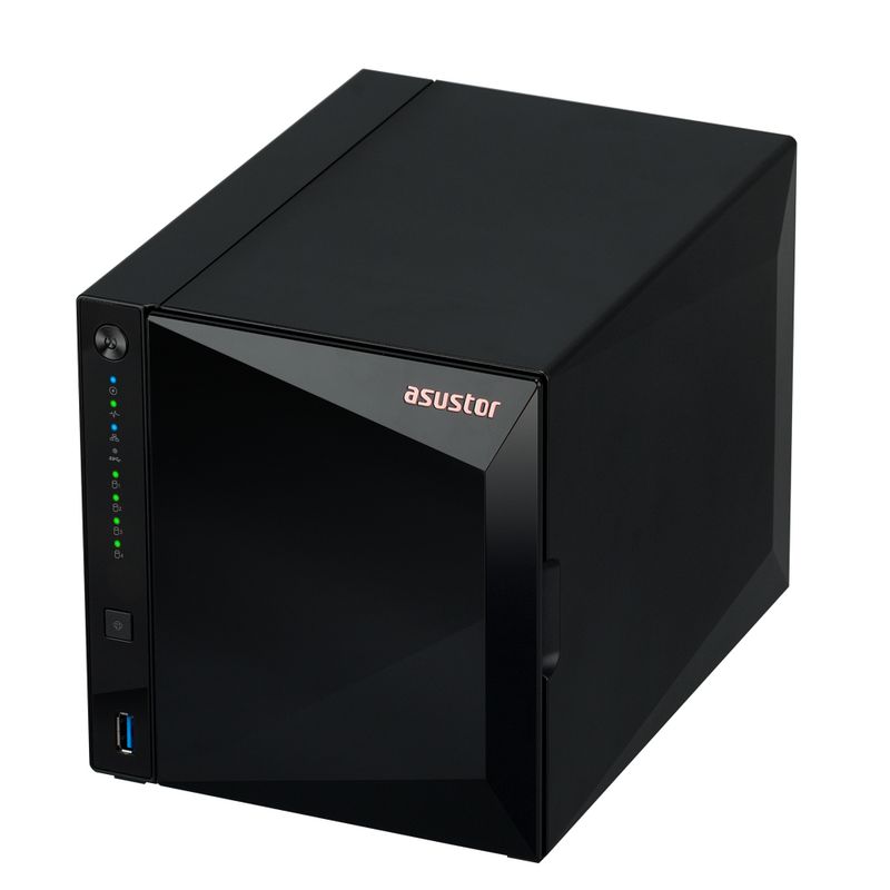 Asustor-DRIVESTOR-4-Pro-Gen2-AS3304T-V2-NAS-Realtek-RTD1619B-2-GB-DDR4-ADM-Nero