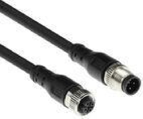 ACT Industrial 3.00 meters Sensor cable M12A 4-pin male to M12A 4-pin female