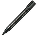 Staedtler Lumocolor 350 marcatore permanente Punta smussata Nero 1 pz