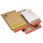 ColomPac Versandtasche, aus brauner Wellpappe Innenmae: (B)570 x (T)420 x (H)-50 mm - 25 St¼ck (CP 010.09)