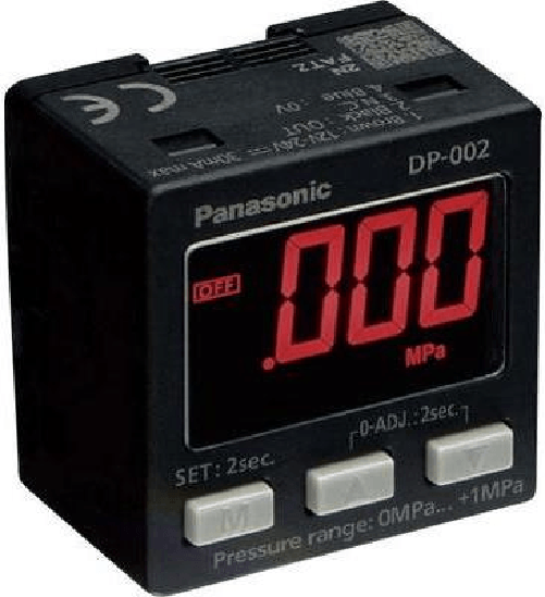 Panasonic  Sensore di pressione Panasonic 1 pezzo DP-002-P da 0 bar a 10 bar (L x P x A) 25 x 30 x 30 mm (DP