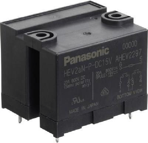 Panasonic rel¨ di stampa 24 V/DC 20 A 2 chiudiporta HEV2AN-P-DC24V 1 pezzo (HEV2AN-P-DC24V)