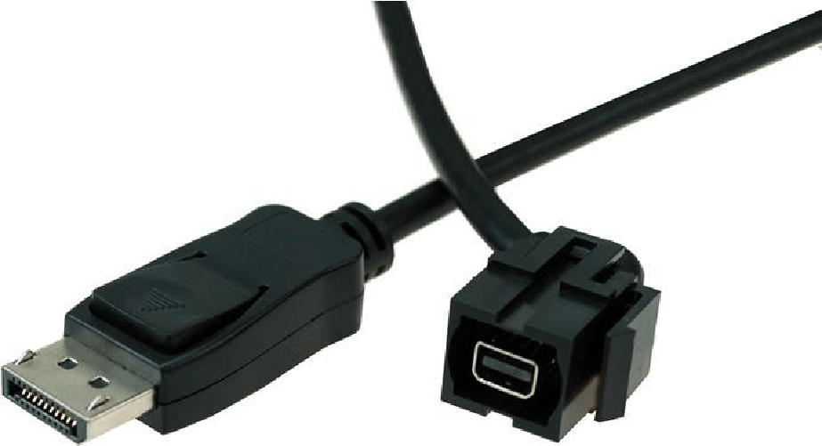 Bachmann - DisplayPort-Adapter - Mini DisplayPort (M) - 50cm - Schwarz (917.214)