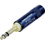 Neutrik  Connettore jack Neutrik Spina da 5,23 mm, dritto Numero di posizioni: 3 stereo nero NP3CM-B