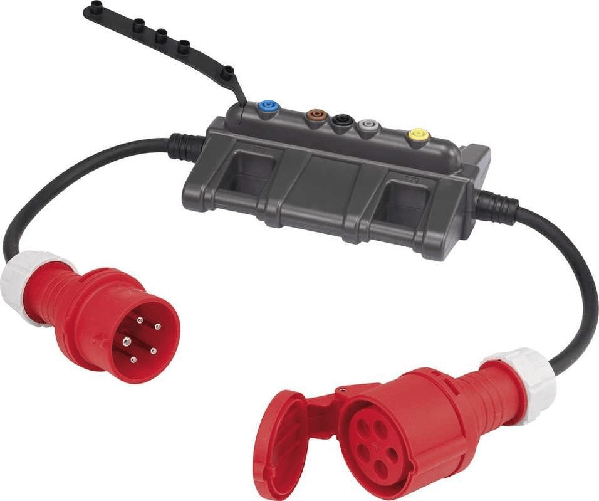 VOLTCRAFT Messadapter [ CEE-Stecker - CEE-Kupplung] DLA-3L 16 (DLA-3L 16)