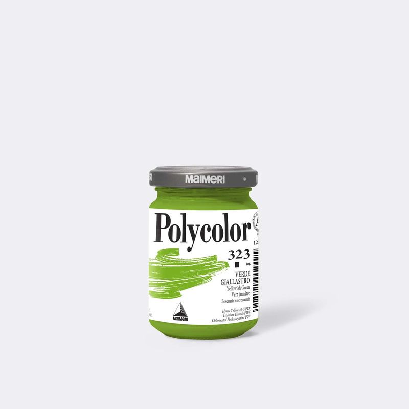 Colore-vinilico-Polycolor-vasetto-140-ml-verde-giallastro-Maimeri