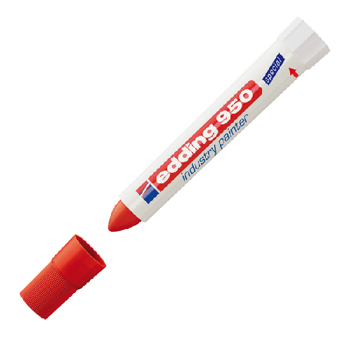 EDDING Pastello Industriale Edding e-950 rosso