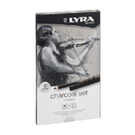 ASTUCCIO METALLO assortimento REMBRANT CHARCOAL SET LYRA