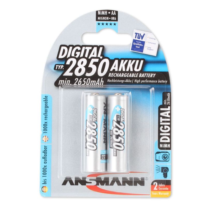 Ansmann-2850MAH-Digital-Batteria-ricaricabile-Nichel-Metallo-Idruro--NiMH-