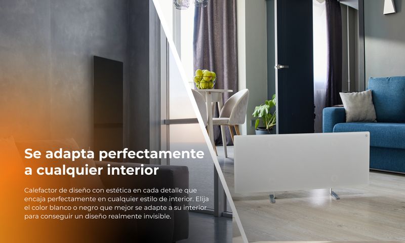 AENO-Infrarot-Heizkorper-Premium-Eco-Smart-LED-GH4S-700W-BK-retail-Interno-Nero-Riscaldatore-ambiente-elettrico-a-infrarossi