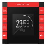 Bigben-Interactive-RR70PROCKWOOD-radio-Orologio-Digitale-Nero-Marrone-Rosso