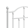 vidaXL-Testiera-in-Metallo-Bianco-160-cm