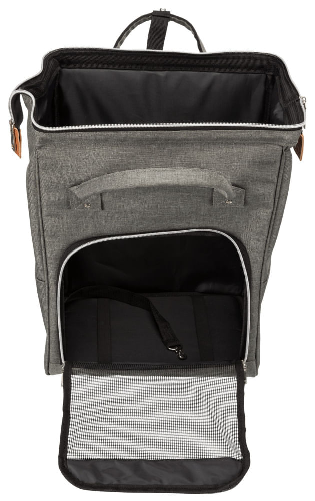 Trasportino-Trixie-28840-Grigio-Poliestere-Metallo