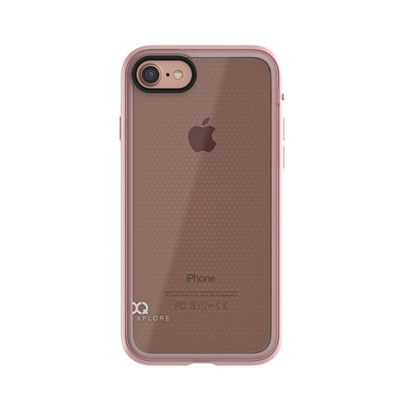 Xqisit-26531-custodia-per-cellulare-119-cm--4.7---Cover-Oro-rosa