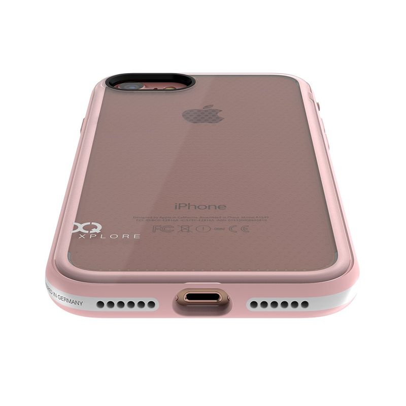 Xqisit-26531-custodia-per-cellulare-119-cm--4.7---Cover-Oro-rosa