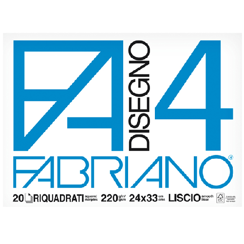 ALBUM-FABRIANO4--24X33CM--220GR-20FG-LISCIO-SQUADRATO