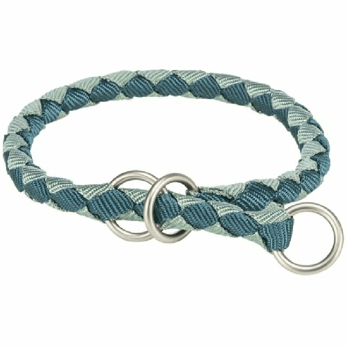 Collare-da-addestramento-Trixie-Cavo-Azzurro-Verde-S-M-35-41-cm