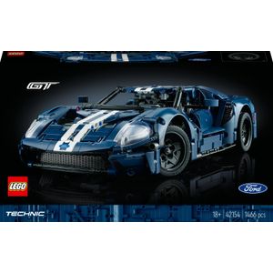 LEGO Technic 42154 Ford GT 2022, Kit Modellino di Auto da Costruire per Adulti, Supercar in Scala 1:12