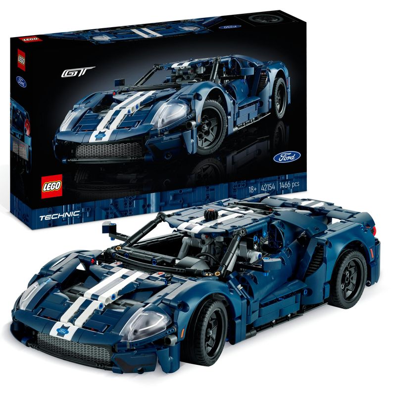 LEGO-Technic-42154-Ford-GT-2022-Kit-Modellino-di-Auto-da-Costruire-per-Adulti-Supercar-in-Scala-1-12-Set-da-Collezione