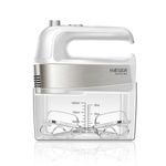 Haeger BL-3HW.015A sbattitore Sbattitore manuale 300 W Acciaio inox, Bianco